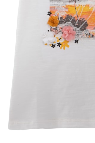 Camiseta de algodón orgánico - Crudo