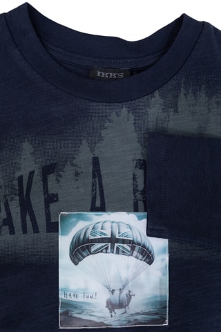 Camiseta de algodón orgánico - Azul marino
