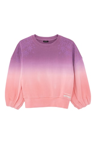 Sudadera dip-dye - Rosa