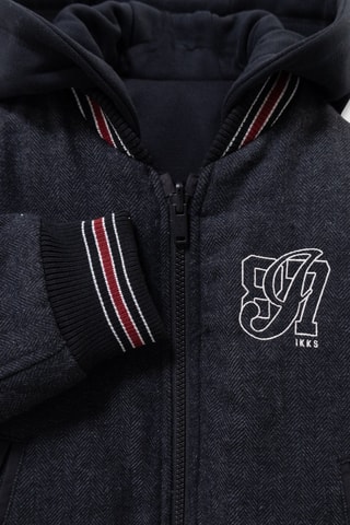 Sudadera reversible con capucha - Negro