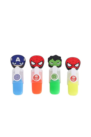 12 Markeerstiften Avengers Marvel - 4 Inktkleuren