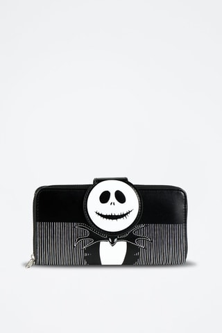 Cartera Pesadilla antes de Navidad Disney - Blanco y negro