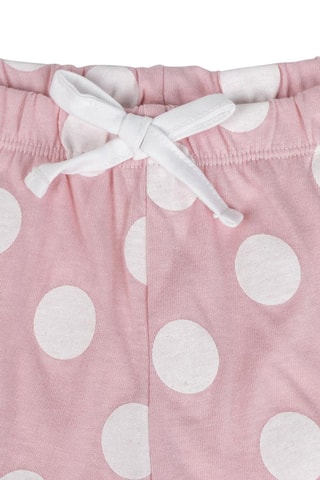 Camiseta y short Minnie Disney Blanco y rosa - Blanco, beige y azul