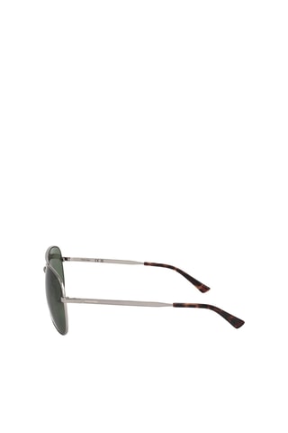 Lunettes de soleil homme  -  Catégorie 3  - Calvin Klein - Marron et argenté