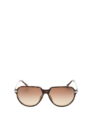 Lunettes de soleil polarisées femme  -  Catégorie 3  - Guess - Marron et argenté