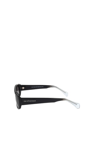 Lunettes de soleil polarisées homme  -  Catégorie 2  - Prive Reveaux - Blanc et noir