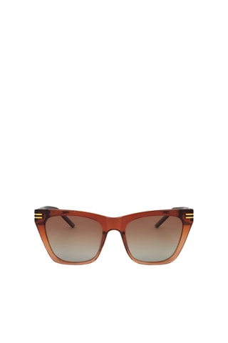 Lunettes de soleil polarisées femme  -  Catégorie 2  - Prive Reveaux - Marron et doré