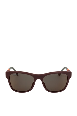Lunettes de soleil femme  -  Verres effet miroir  - Lacoste - Marron