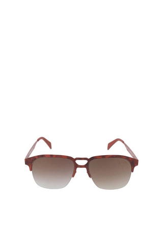 Lunettes de soleil homme  -  Catégorie 2  - Italia Independent - Rouge et marron