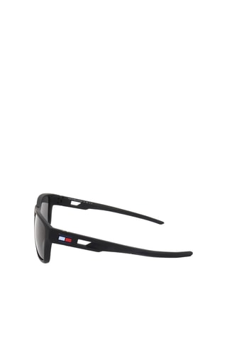 Lunettes de soleil polarisées homme  -  Catégorie 3  - Tommy Hilfiger - Gris et noir