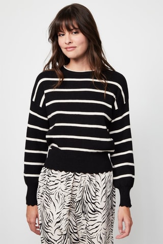 Pull Noir et blanc