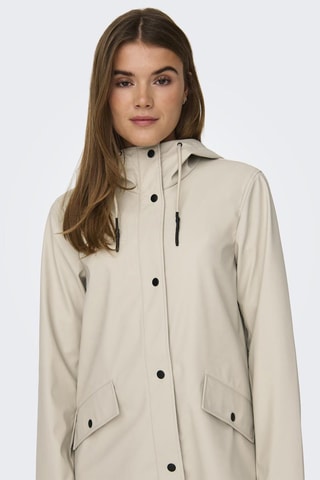 Manteau à capuche - Gris clair