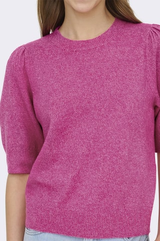 Top - Rose chiné