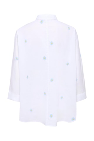 Chemisier boxy - Blanc