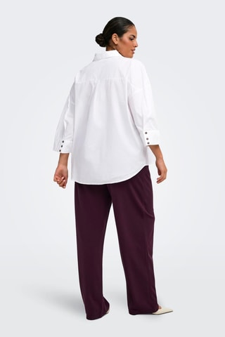 Chemisier en coton biologique - Blanc