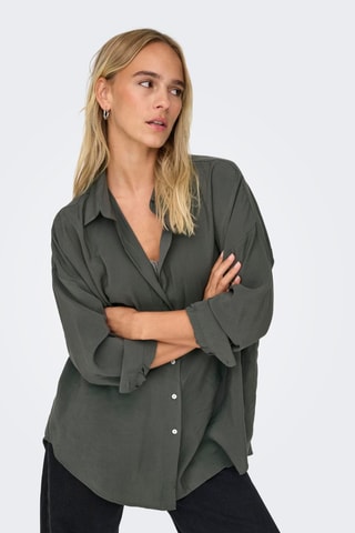 Chemisier loose - Vert foncé