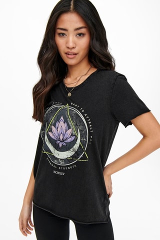T-shirt en coton biologique - Noir
