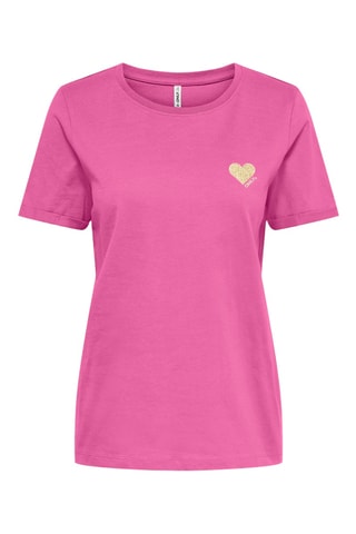 T-shirt en coton biologique - Rose
