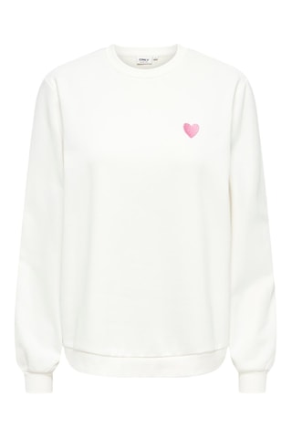 Sweat en coton biologique - Blanc