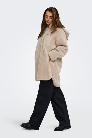Manteau à capuche - Beige