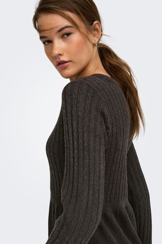 Robe pull - Marron foncé