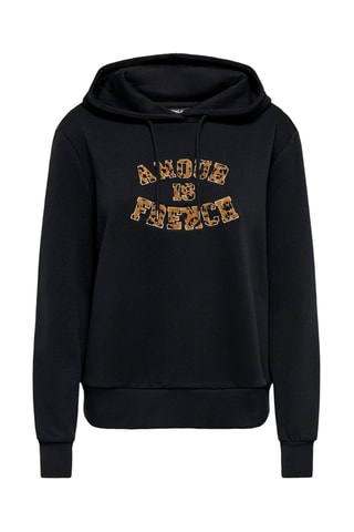 Sweat en coton biologique - Noir