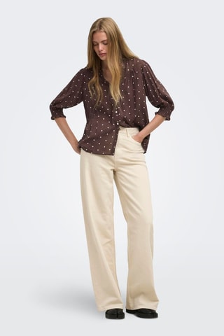 Chemisier regular - Marron