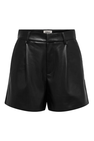 Short regular taille haute - Noir