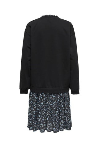 Robe trompe-l’œil - Noir