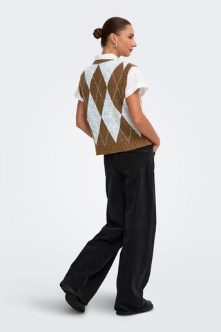 Pull sans manches - Marron