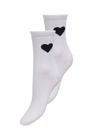 2 paires de chaussettes - Blanc