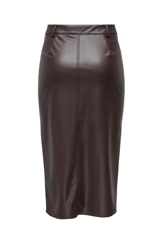 Jupe midi - Marron foncé