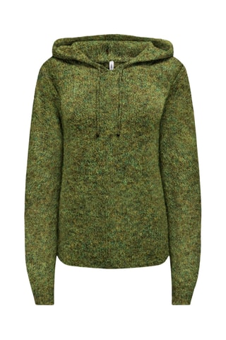 Pull à capuche - Vert