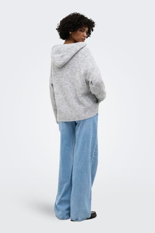 Pull à capuche - Gris chiné