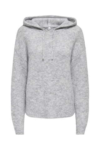 Pull à capuche - Gris chiné