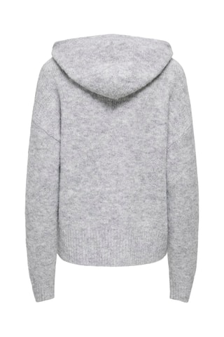 Pull à capuche - Gris chiné