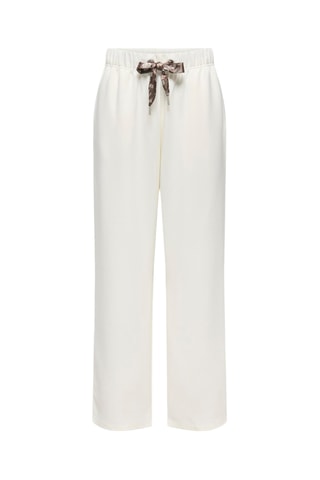 Pantalon wide legs - Ecru