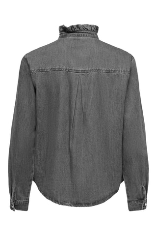 Chemisier regular en jean - Gris