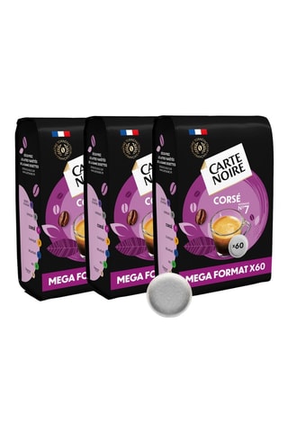 Café Corsé n°7 Pur Arabica - 3 x 60 dosettes