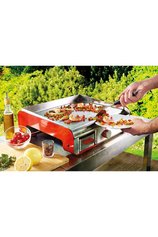 Spatule pour plancha en acier inoxydable