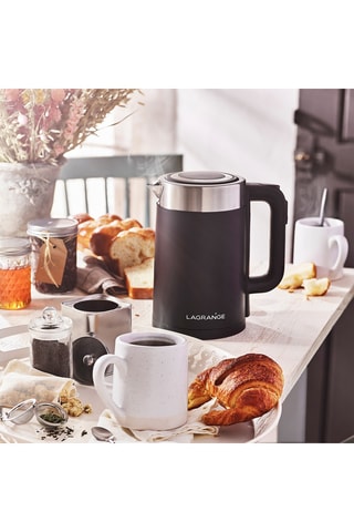 Instelbare Waterkoker - 1,7 l - 2000 W - Zwart