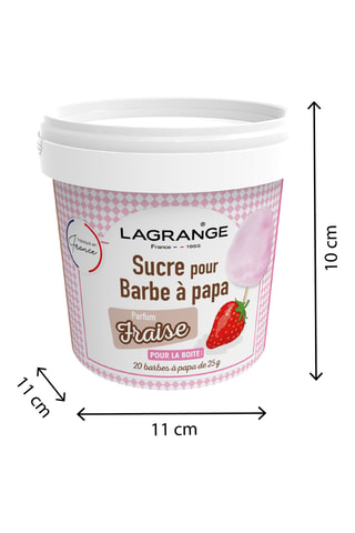 Sucre pour barbe à Papa - Fraise - 500 g
