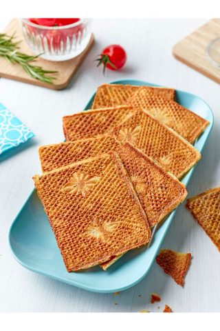 Antiaanbakplaat 4 wafelplaten