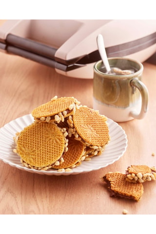 Antiaanbakplaat 4 wafelplaten