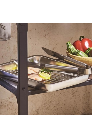 Ensemble de plats à marinade en acier inoxydable - 3 produits