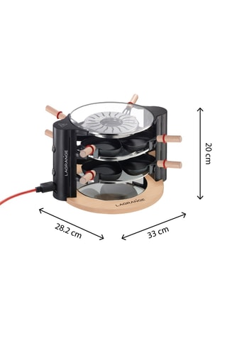 Gourmetstel Evolution met houten spatels - 2 x 450 W