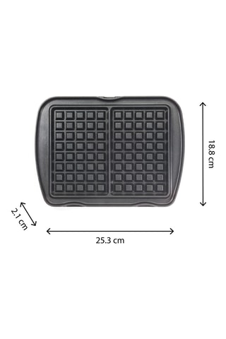 Antiaanbakplaten 2 wafels