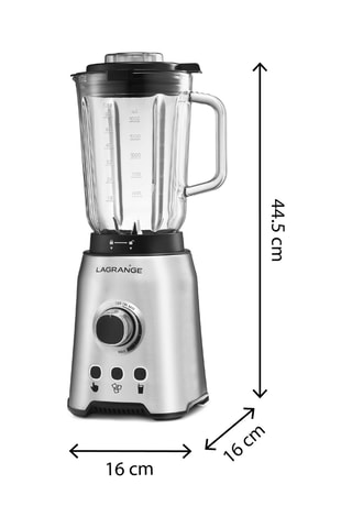 Roestvrijstalen Blender - 2 l - Zilverkleurig
