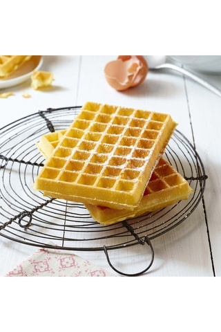 Plaat met antiaanbaklaag 2 Wafels  5 x 8 cm