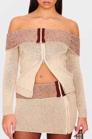 Vest - Beige - Prettylittlething